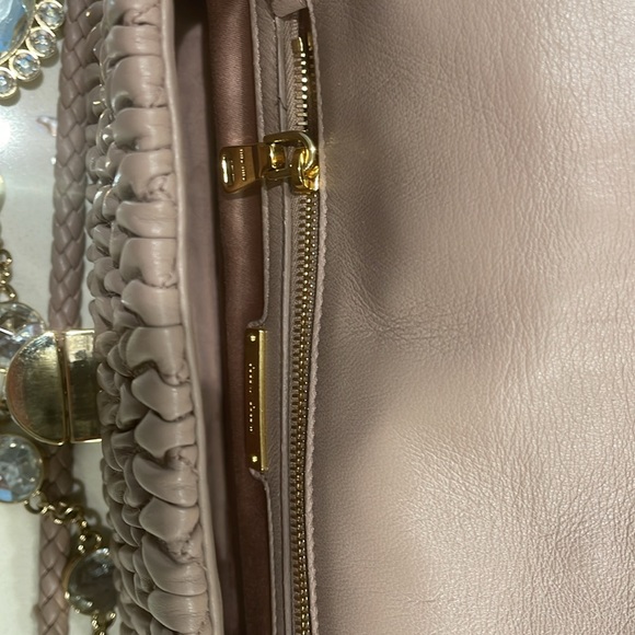Miu Miu quilted bag Napa crystal clear n cammeo color - Picture 10 of 12